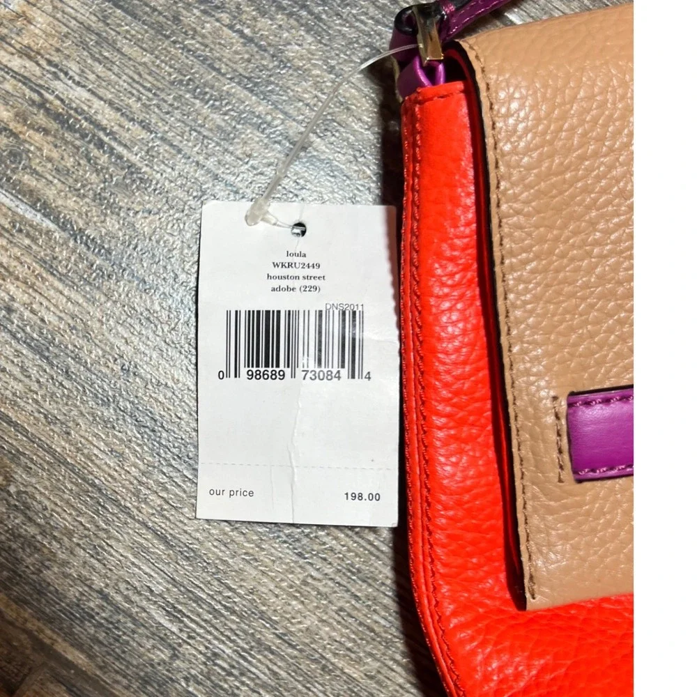 Kate Spade Loula Houston Street Adobe Crossbody Purse Bag‎ Designer NWT
